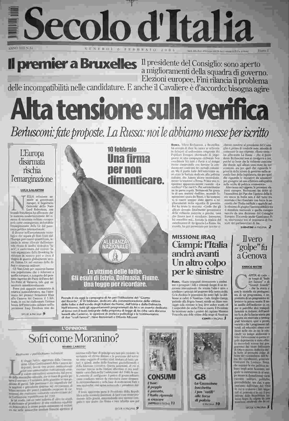 venerdì 6 febbraio 2004
