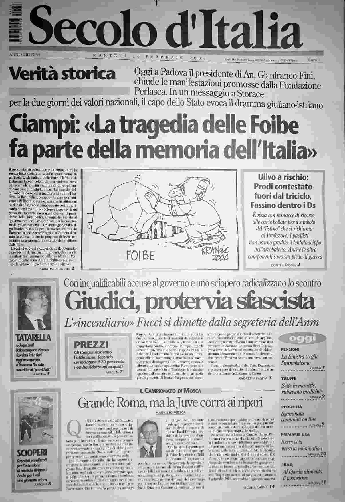 martedì 10 febbraio 2004