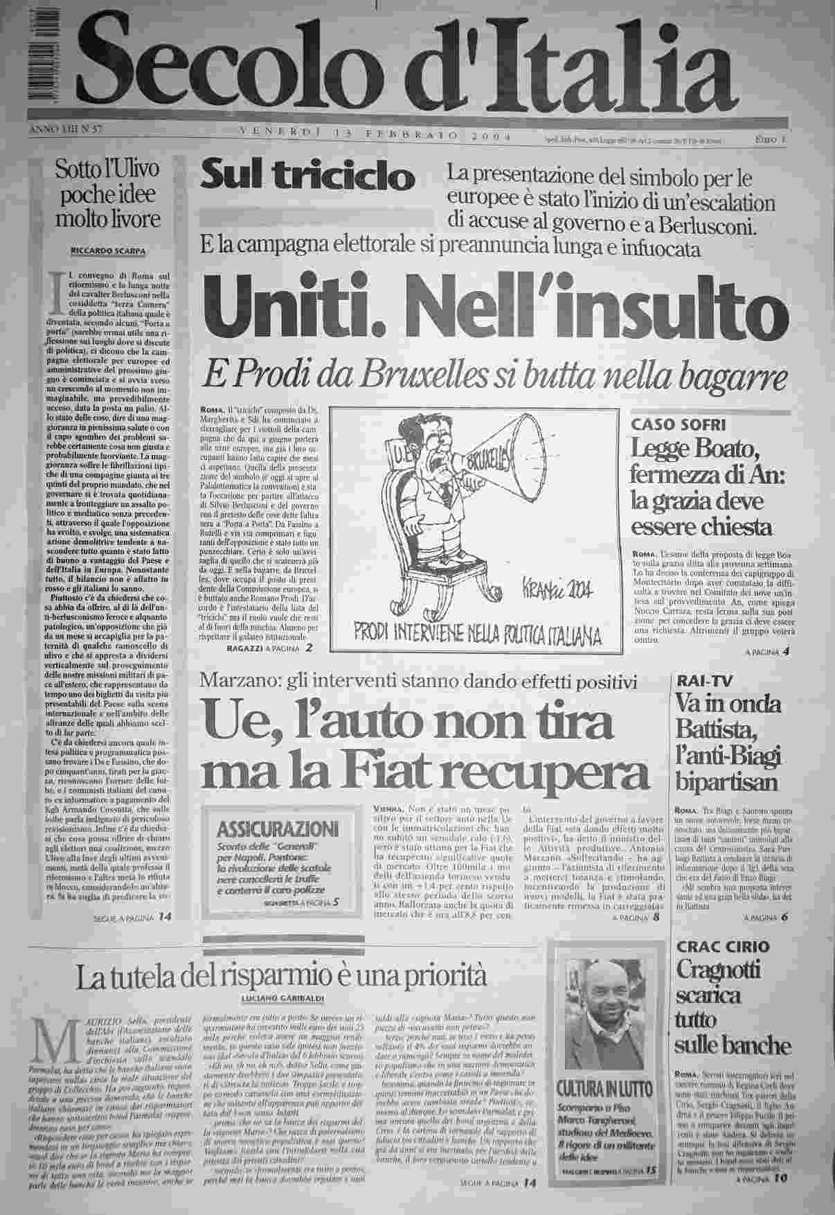 venerdì 13 febbraio 2004
