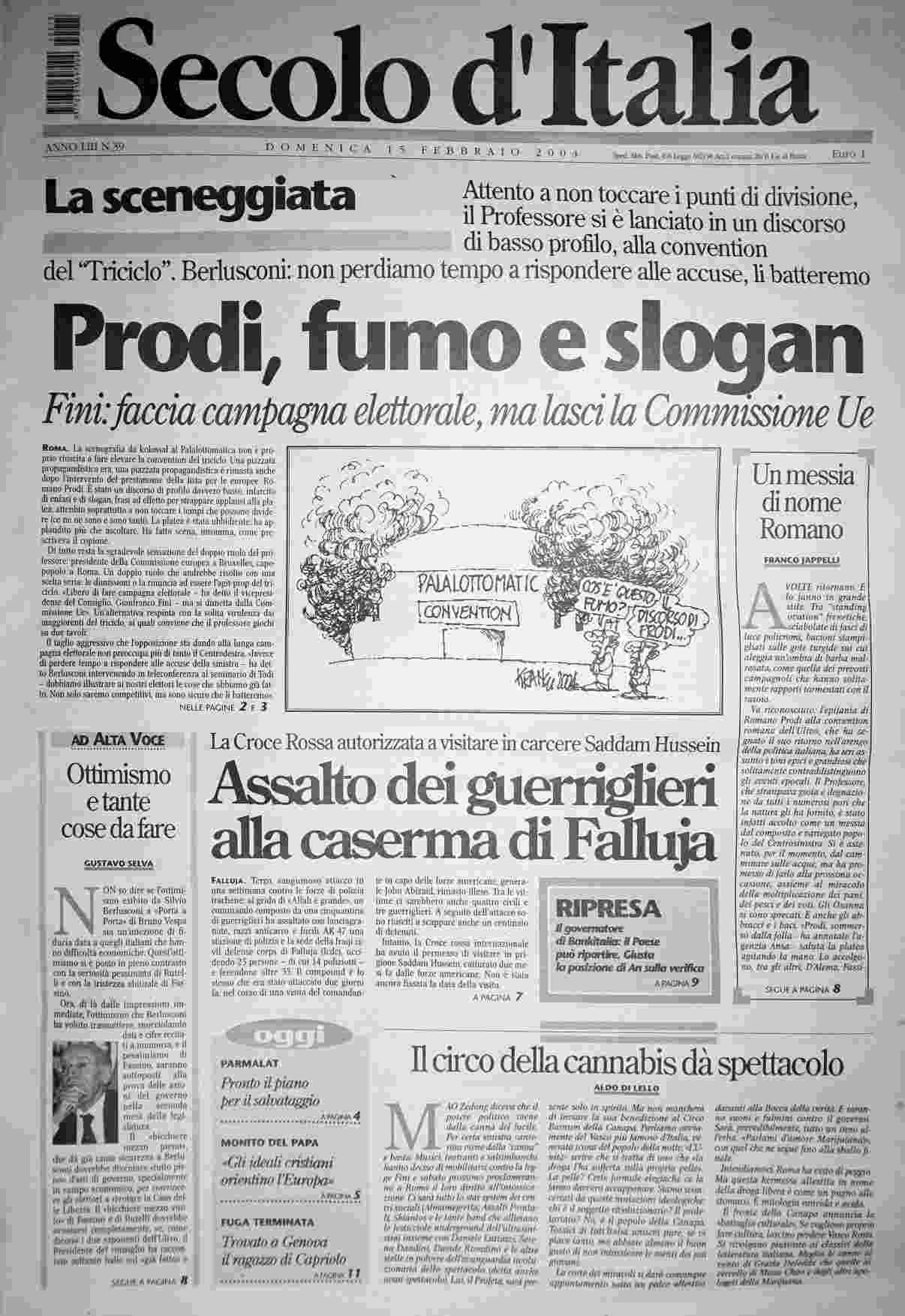 domenica 15 febbraio 2004