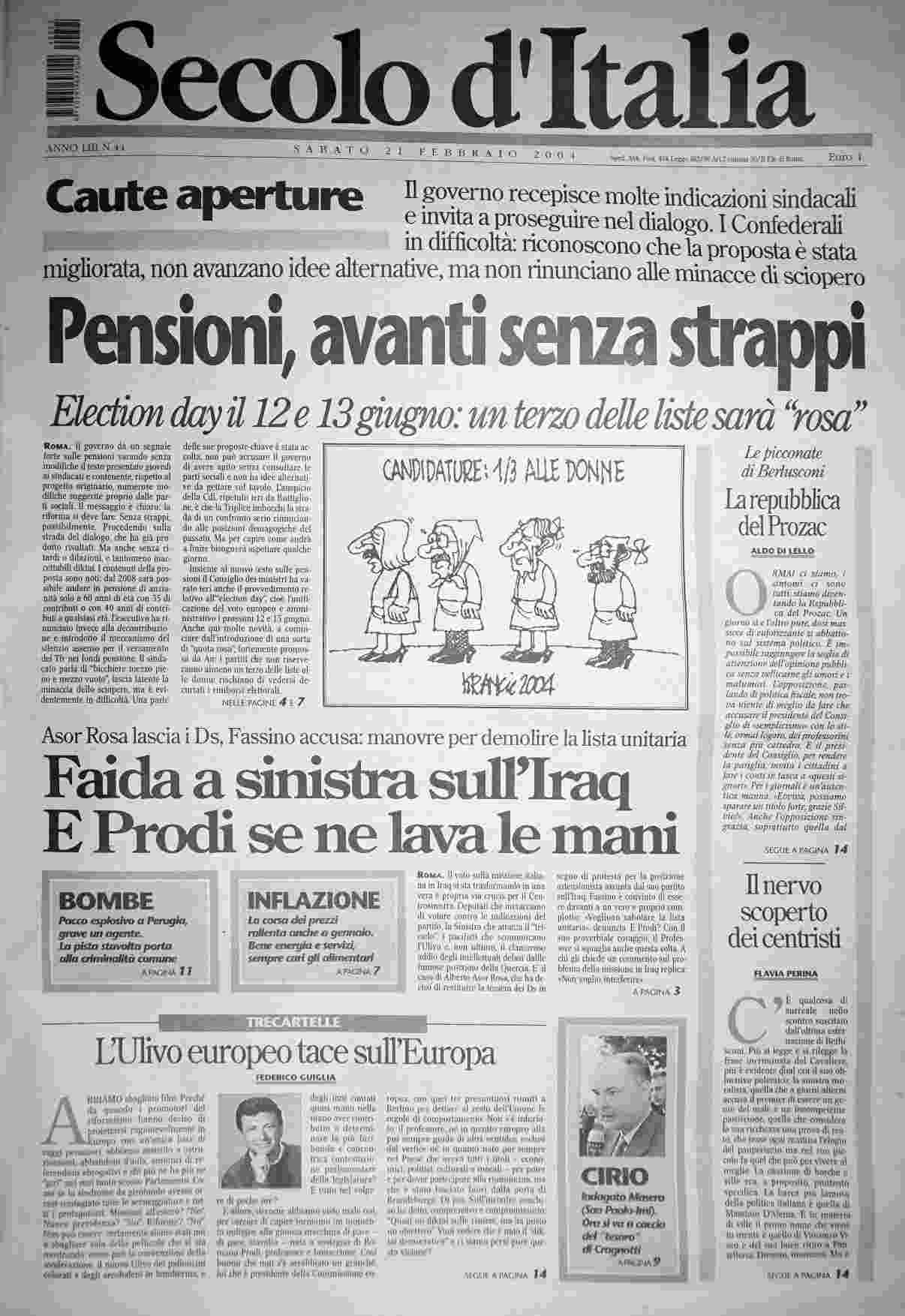 sabato 21 febbraio 2004