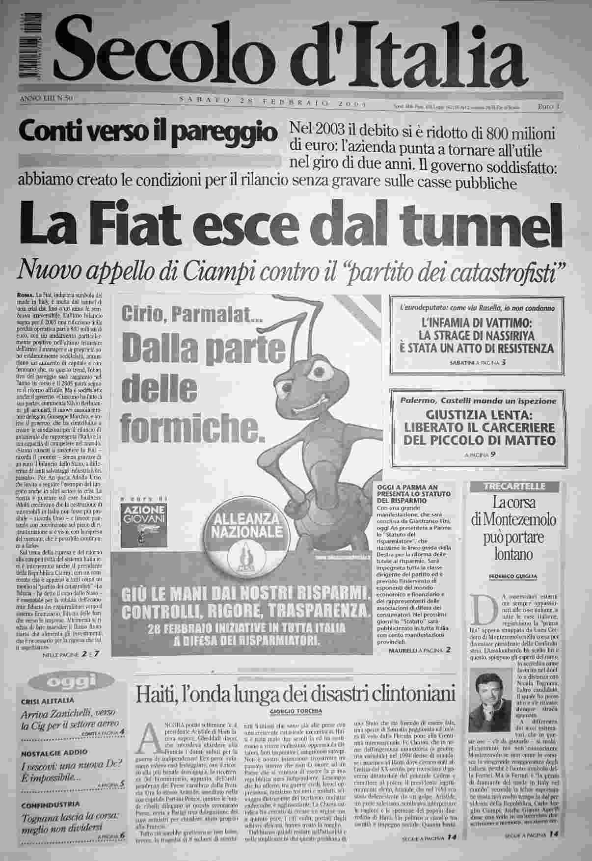 sabato 28 febbraio 2004