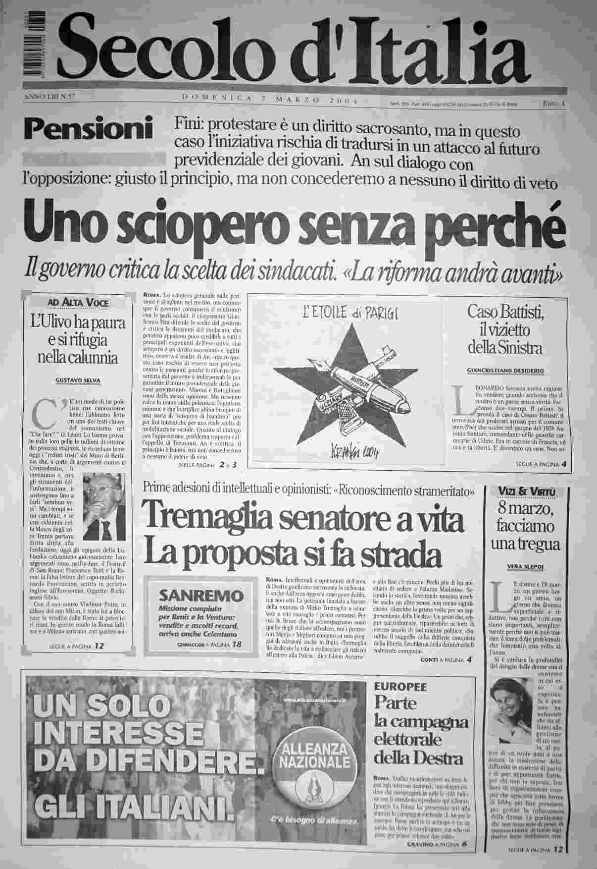 domenica 7 marzo 2004