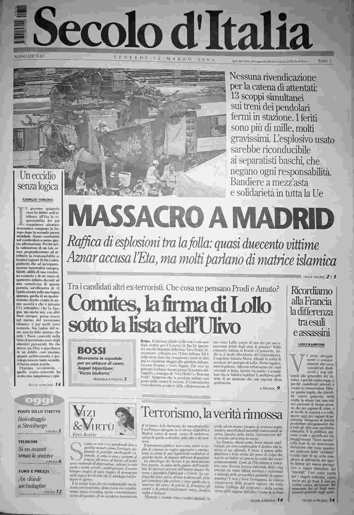 venerdì 12 marzo 2004