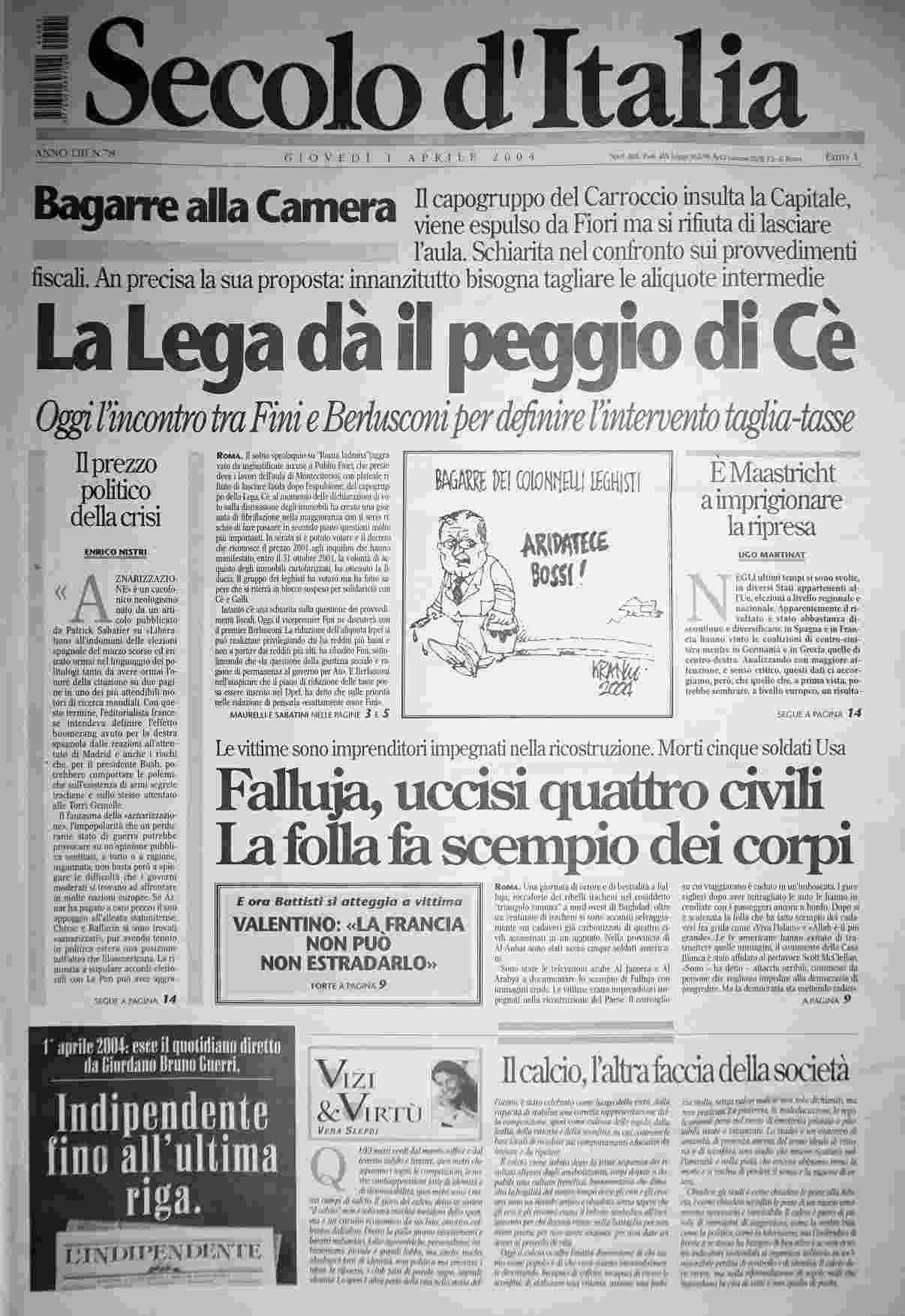 giovedì 1 aprile 2004