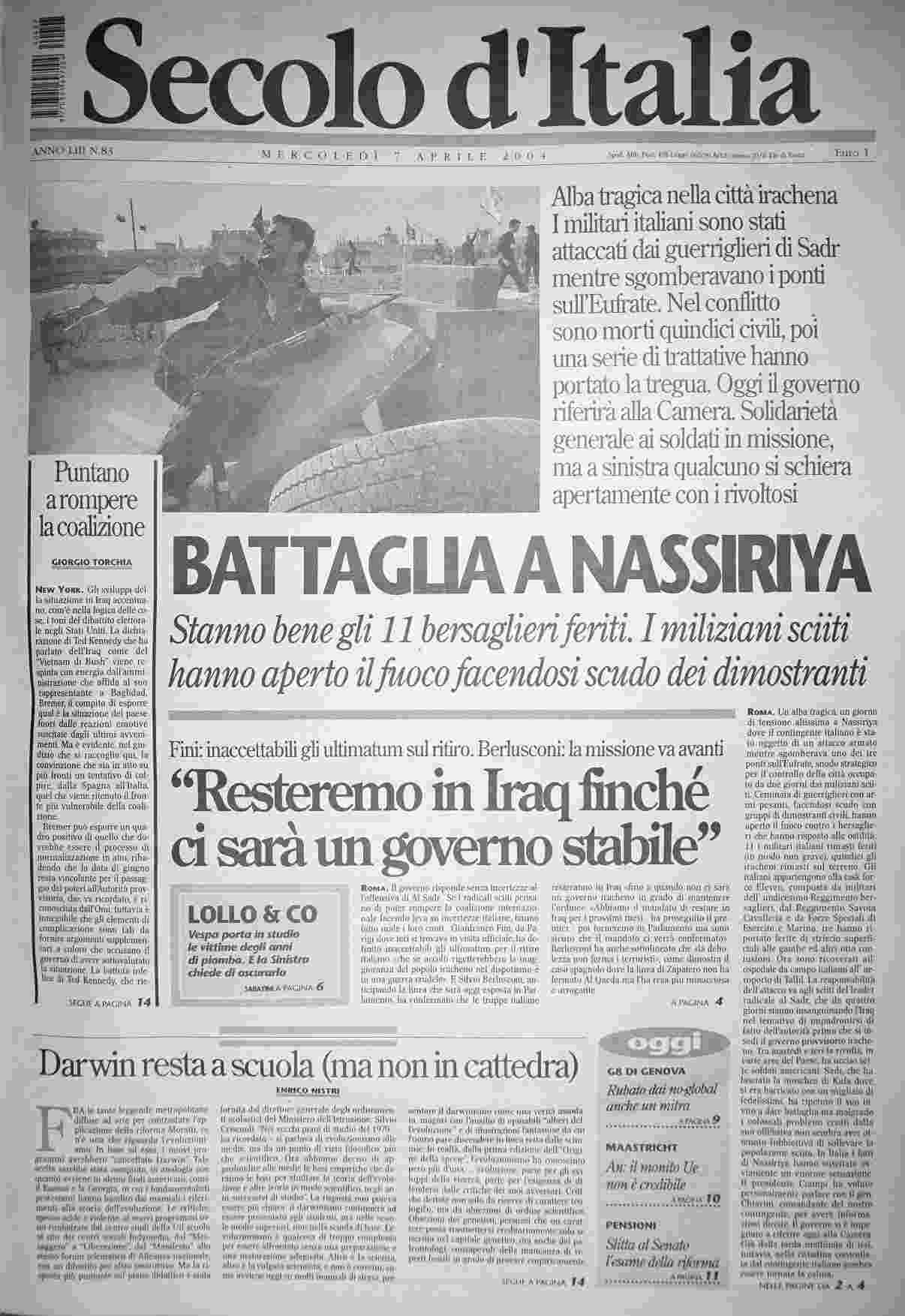 mercoledì 7 aprile 2004