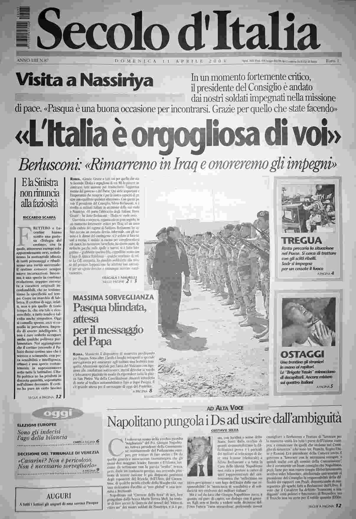 domenica 11 aprile 2004