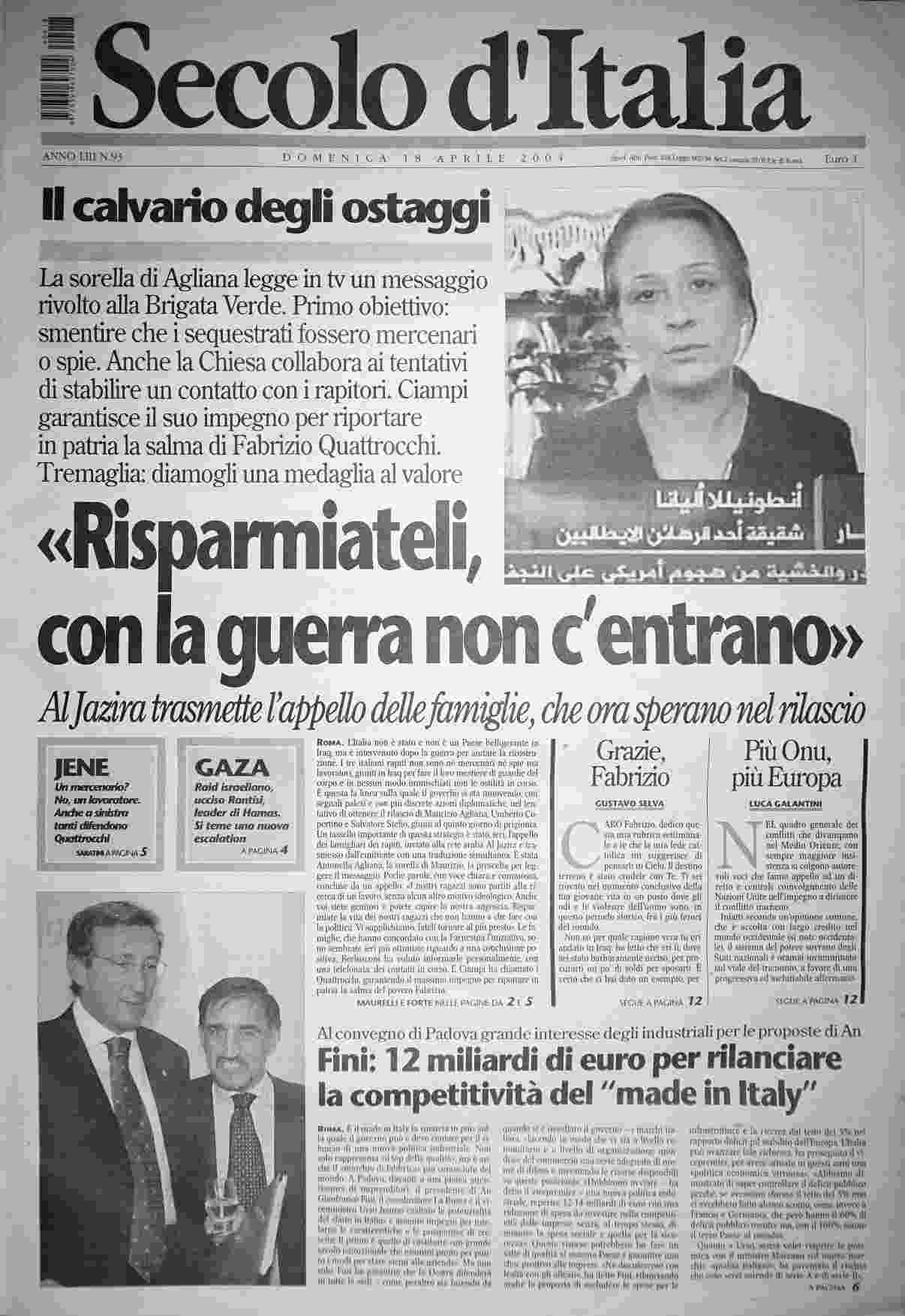 domenica 18 aprile 2004