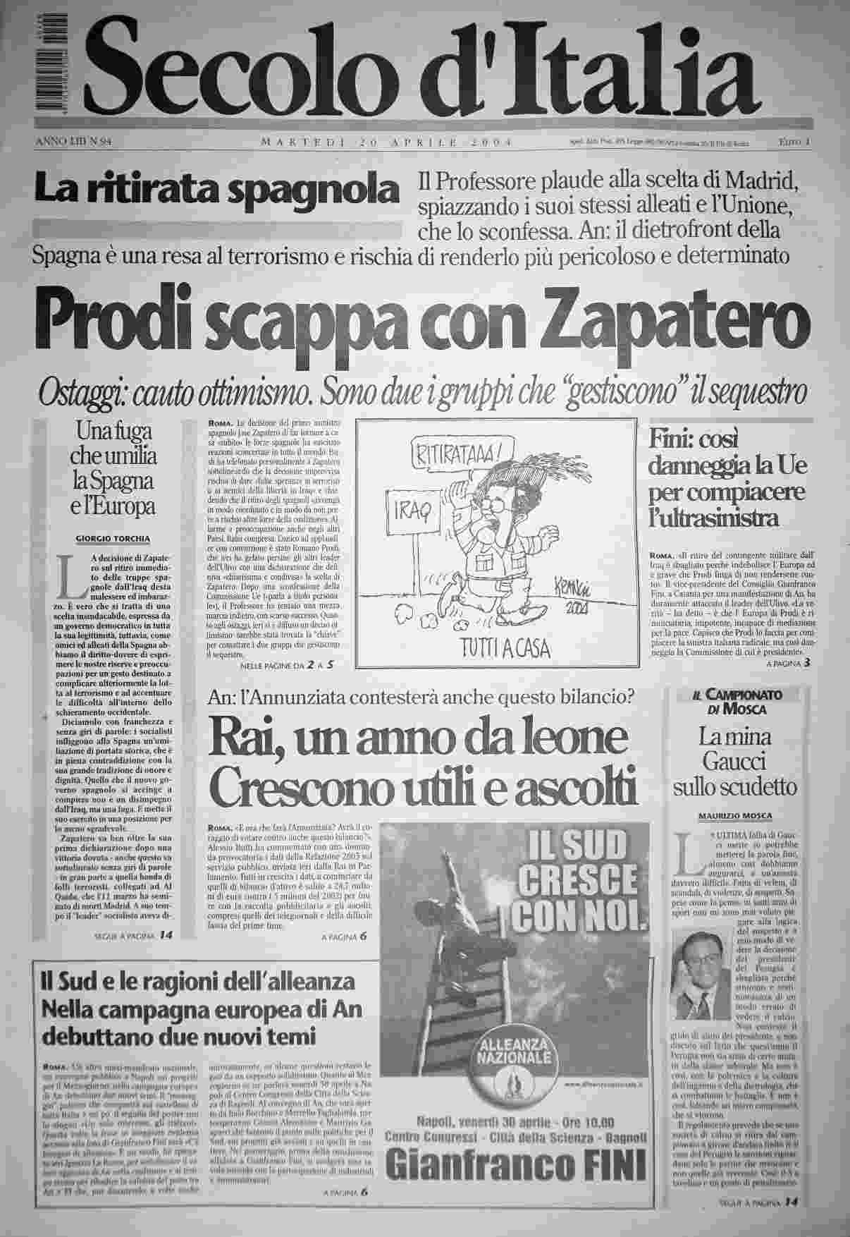 martedì 20 aprile 2004