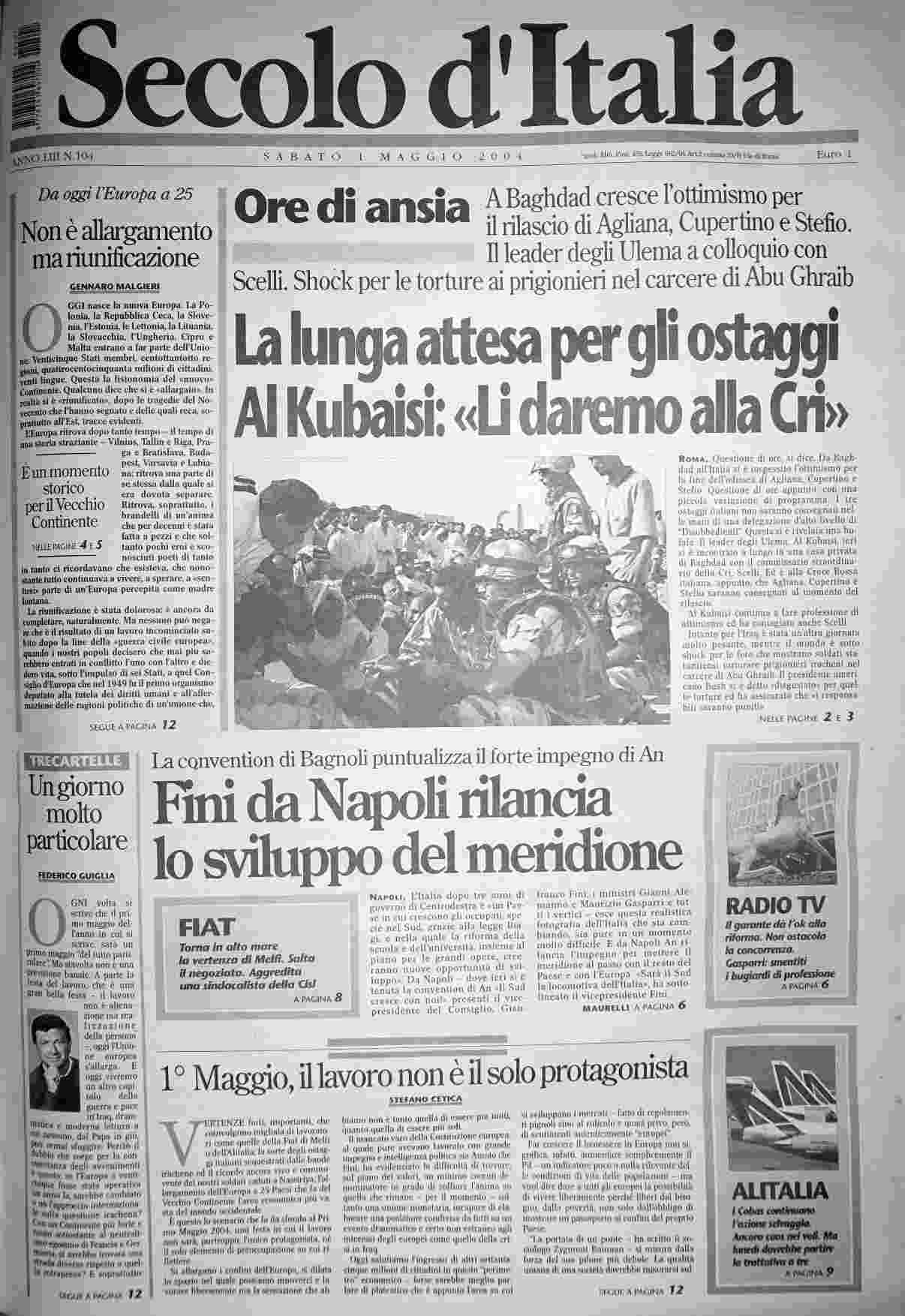 sabato 1 maggio 2004