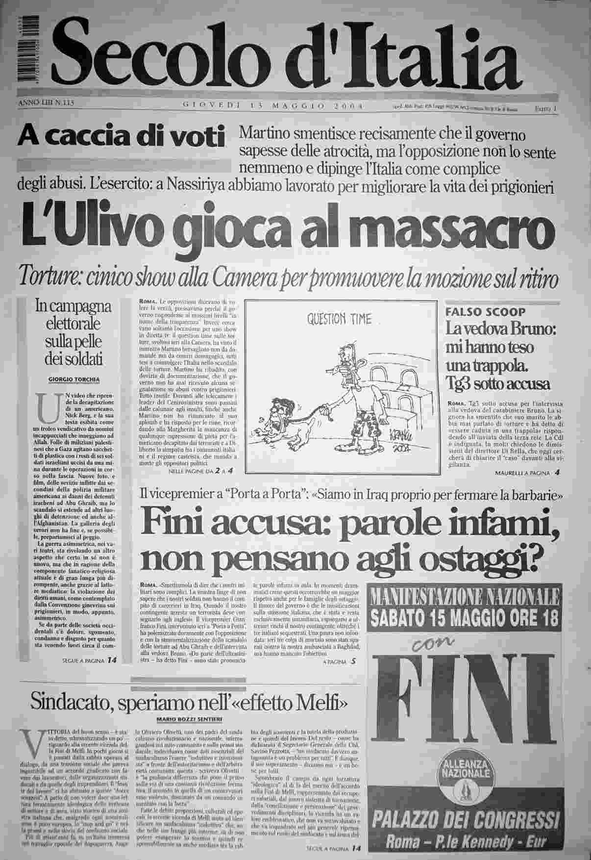 giovedì 13 maggio 2004