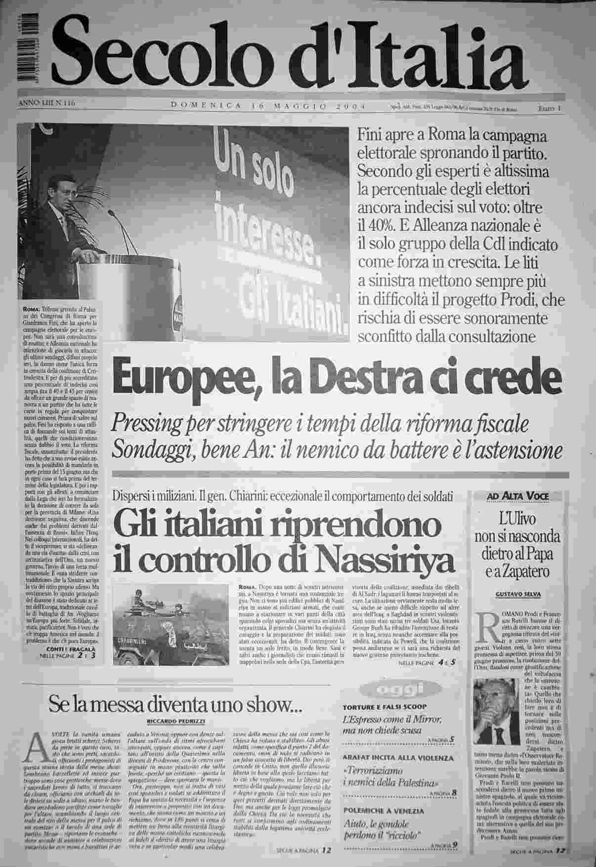 domenica 16 maggio 2004