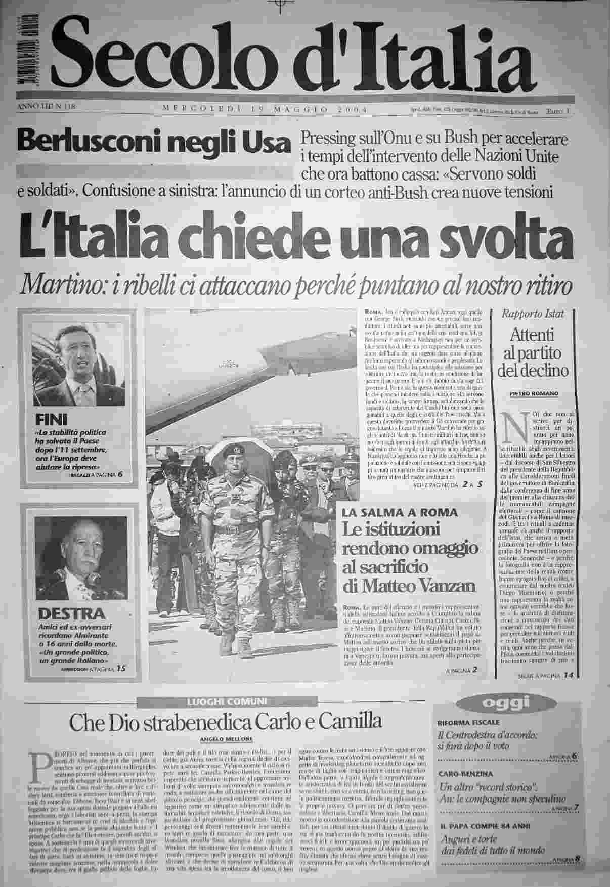 mercoledì 19 maggio 2004