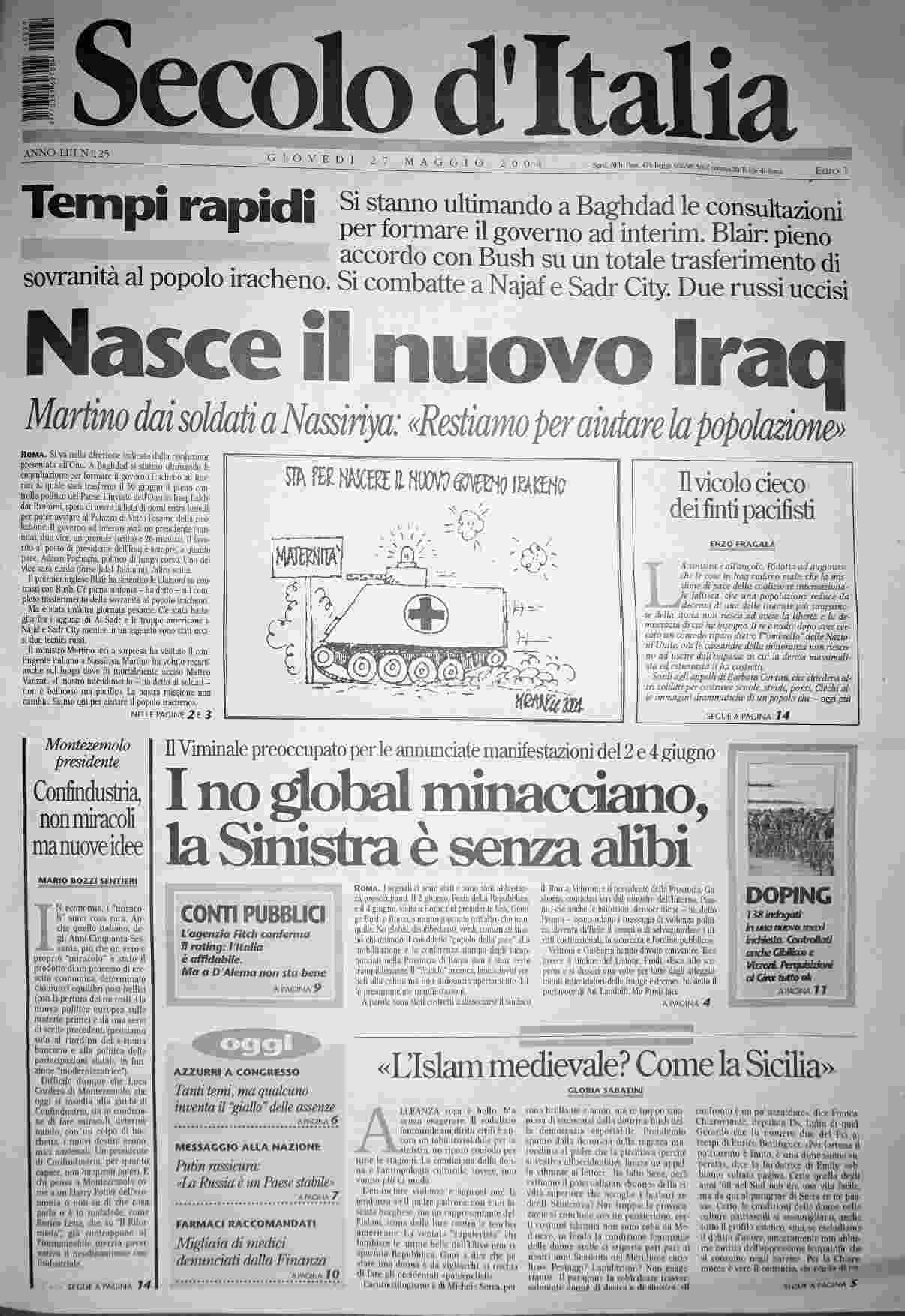 giovedì 27 maggio 2004