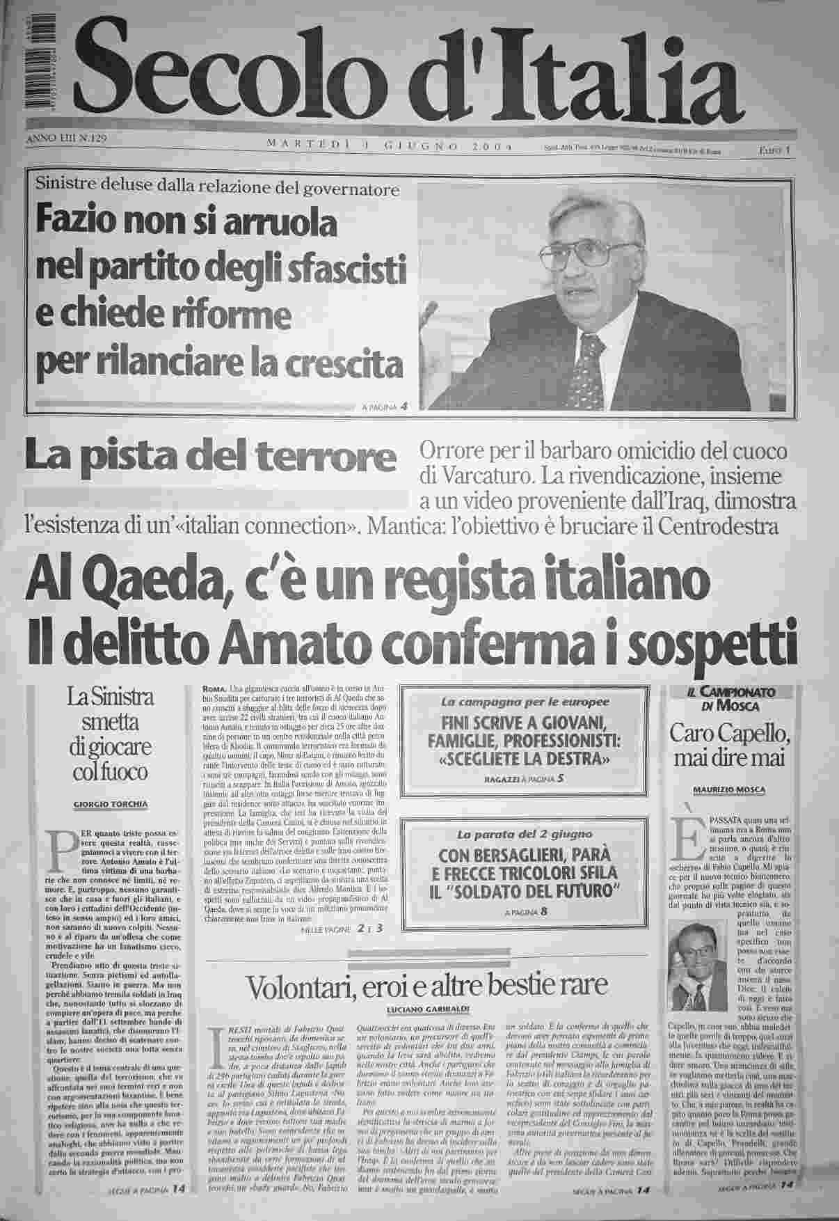 martedì 1 giugno 2004