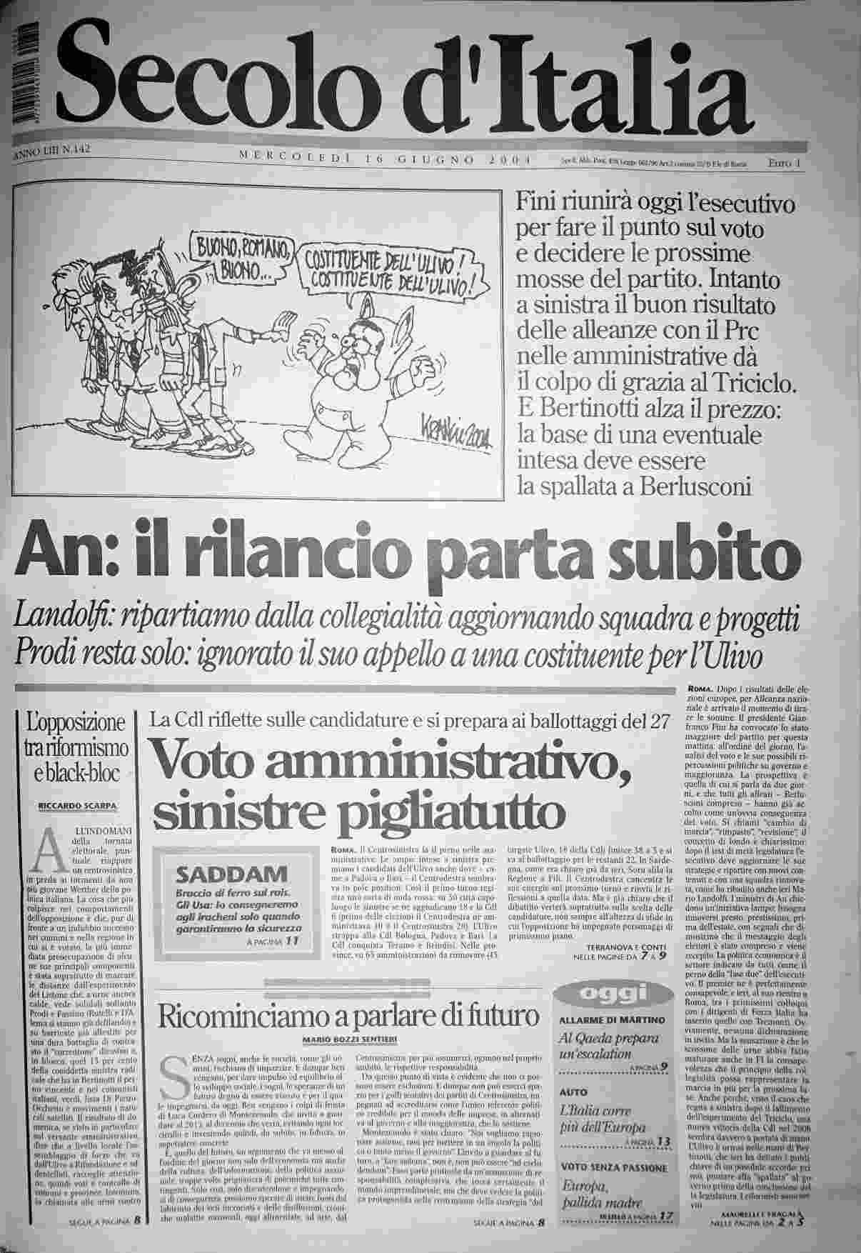 mercoledì 16 giugno 2004