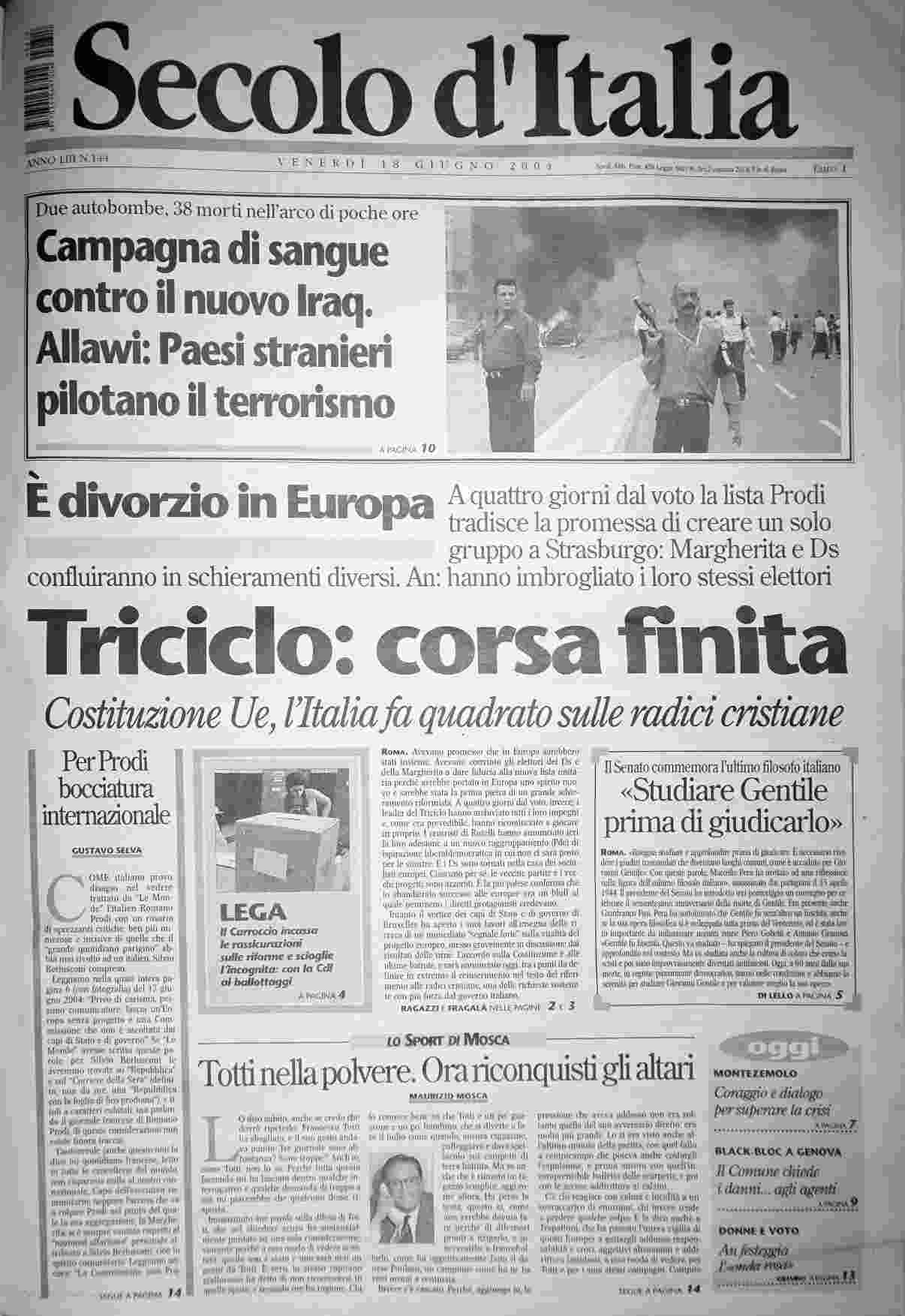 venerdì 18 giugno 2004