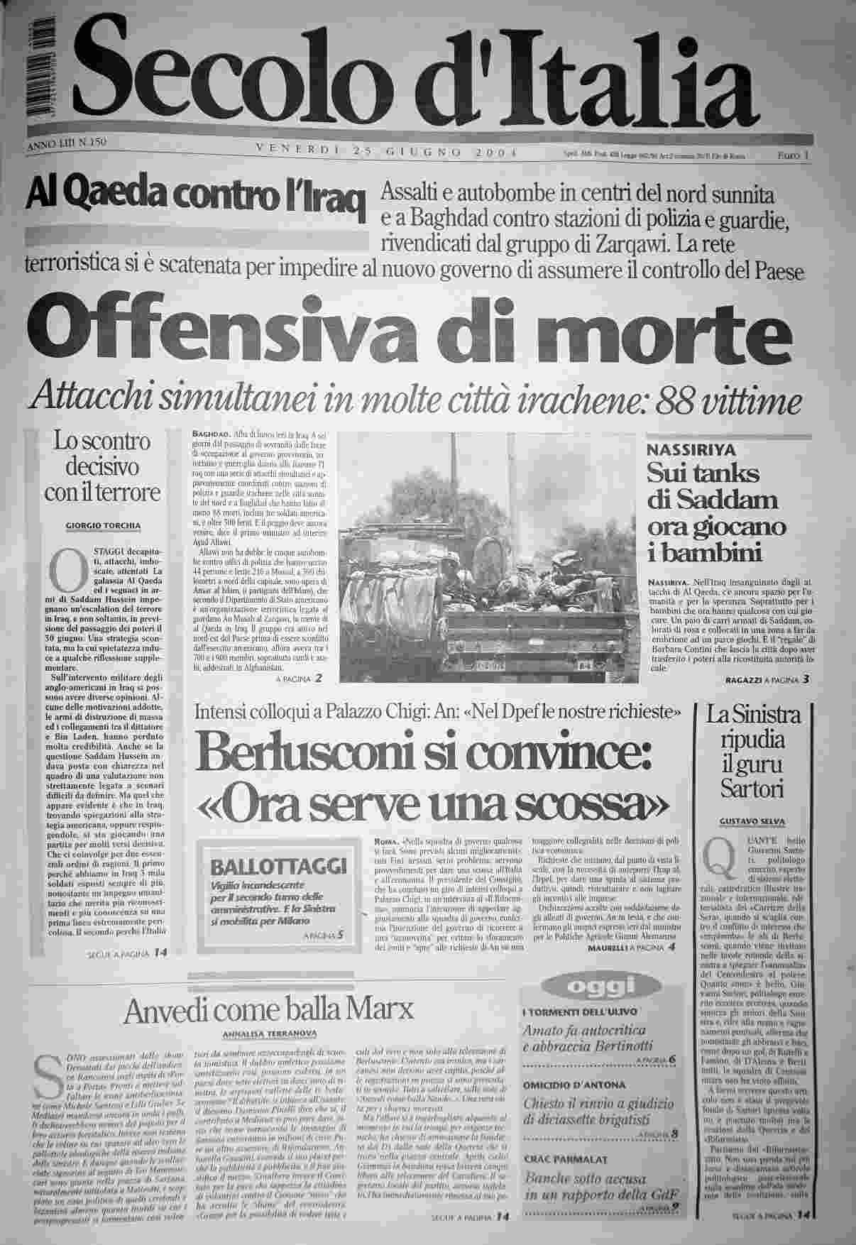 venerdì 25 giugno 2004