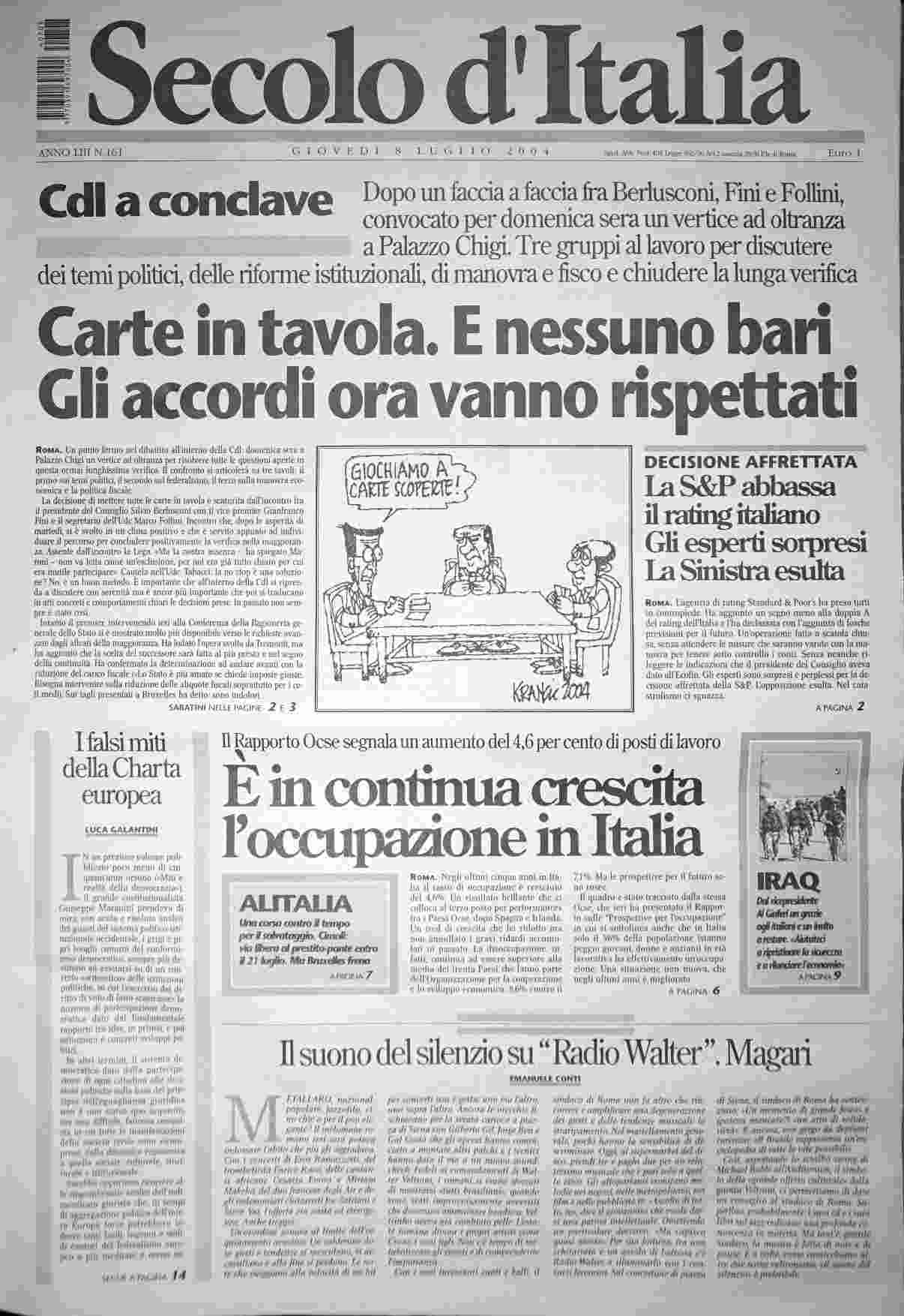 giovedì 8 luglio 2004