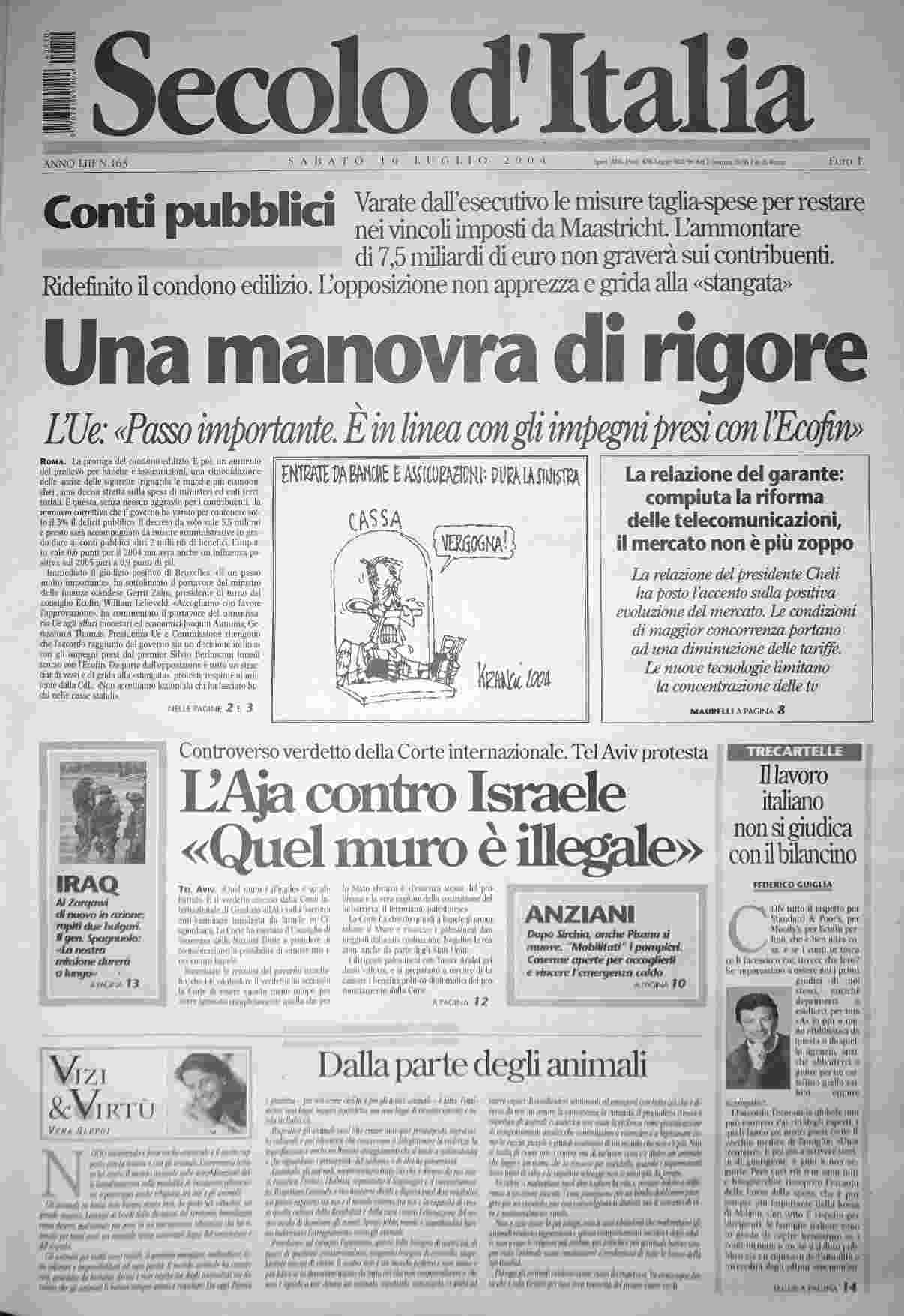 sabato 10 luglio 2004