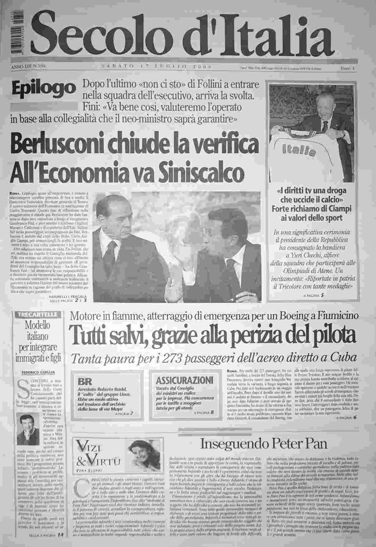 sabato 17 luglio 2004