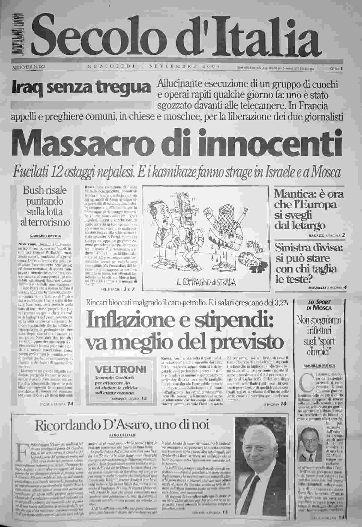 mercoledì 1 settembre 2004
