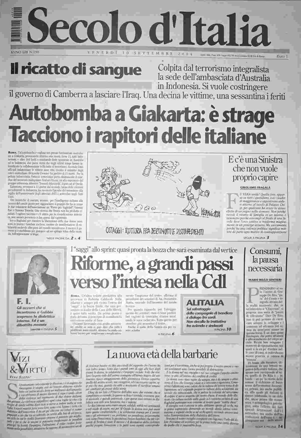 venerdì 10 settembre 2004