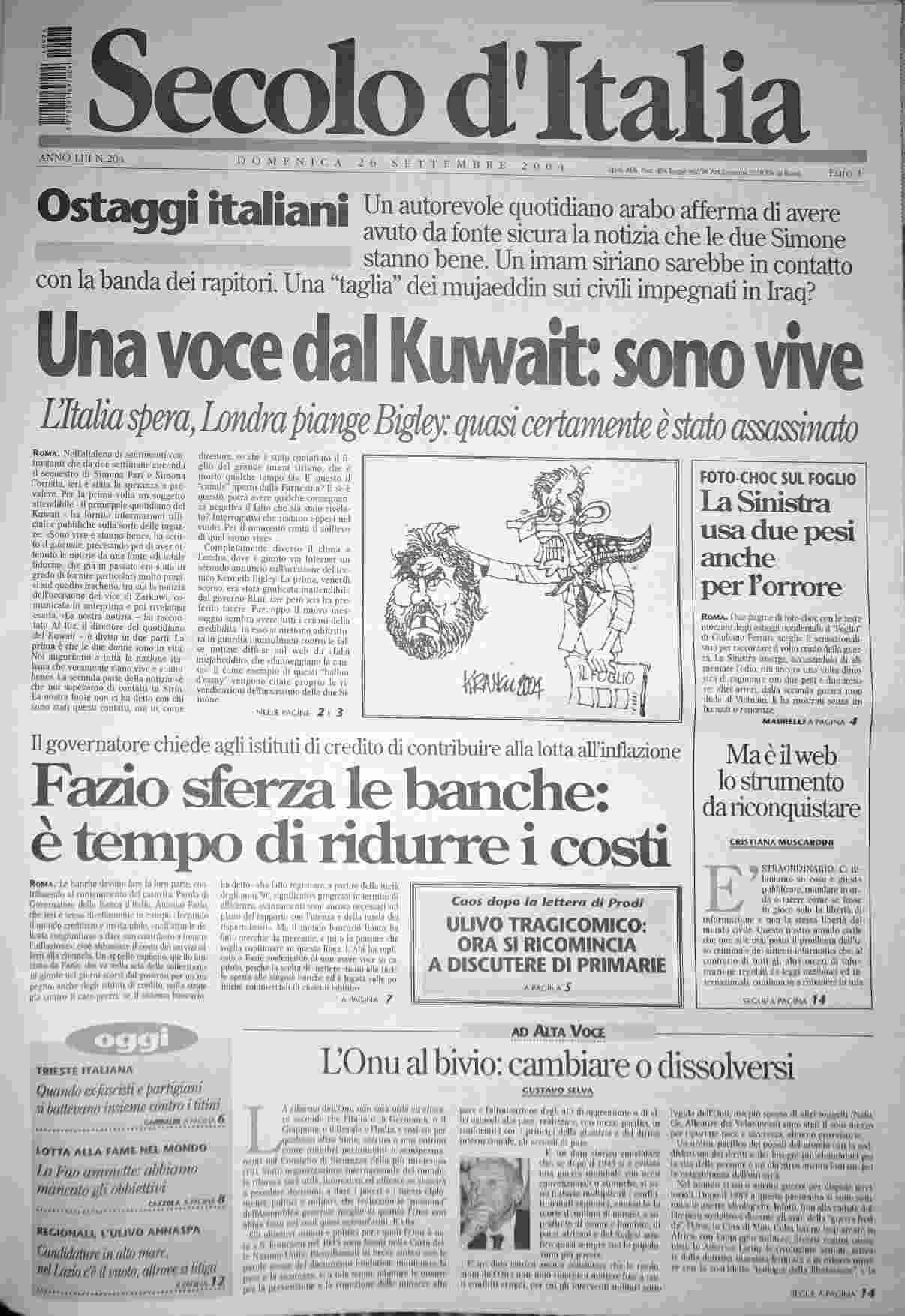 domenica 26 settembre 2004