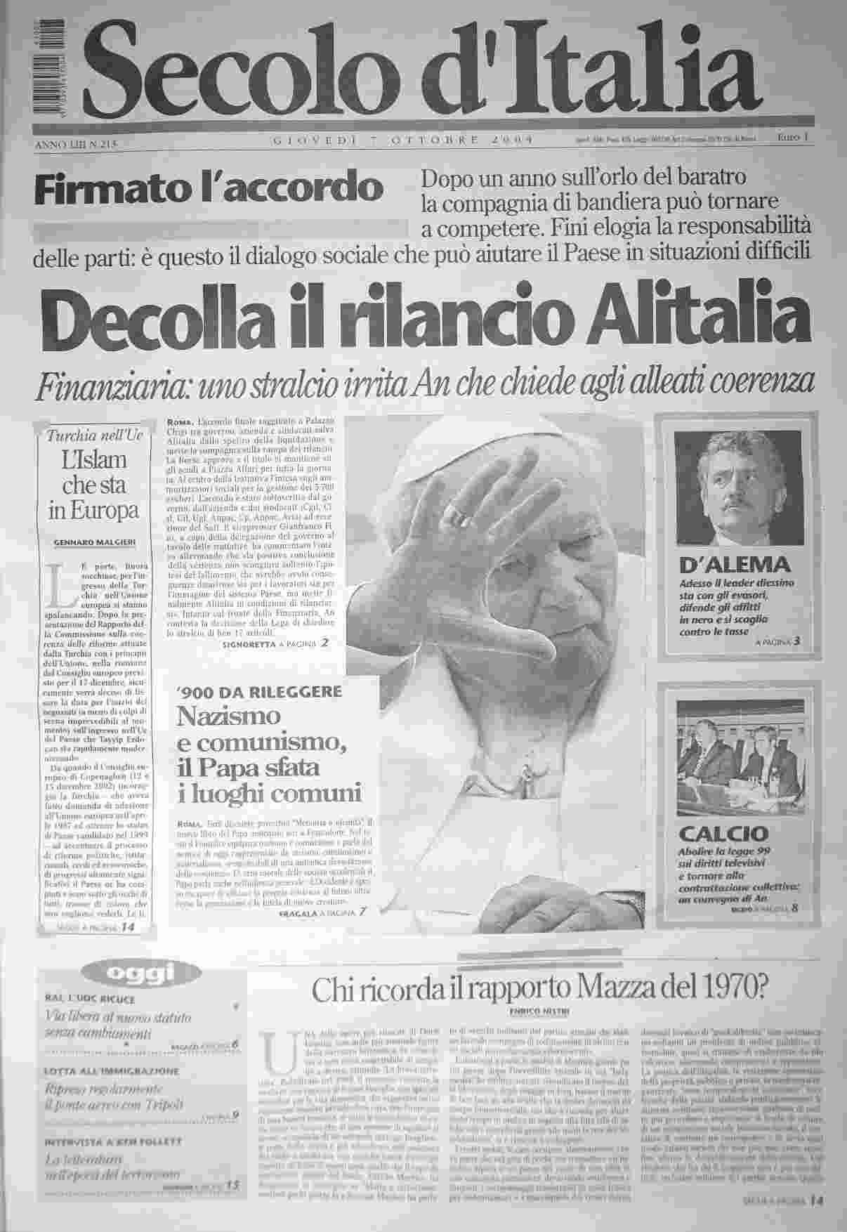 giovedì 7 ottobre 2004