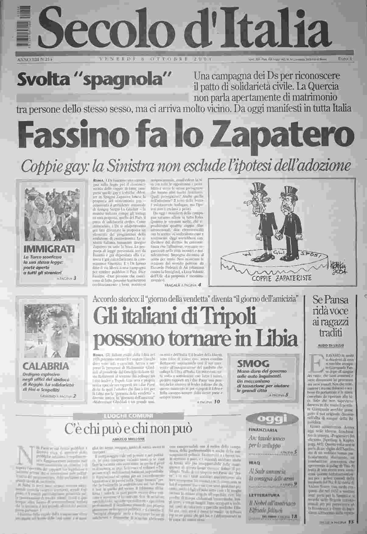 venerdì 8 ottobre 2004