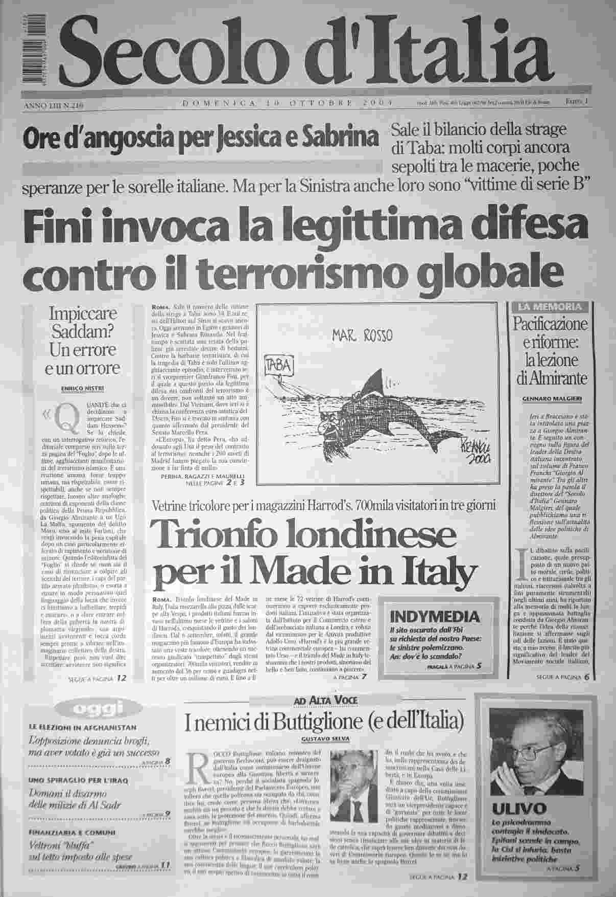 domenica 10 ottobre 2004