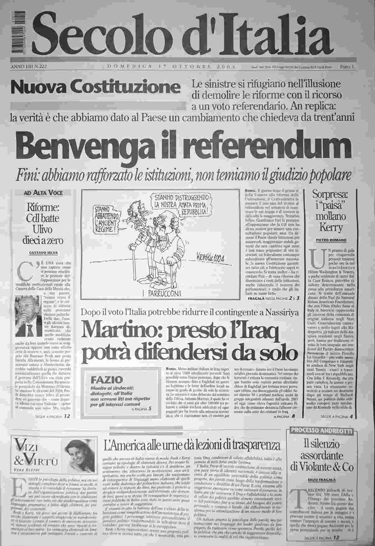 domenica 17 ottobre 2004