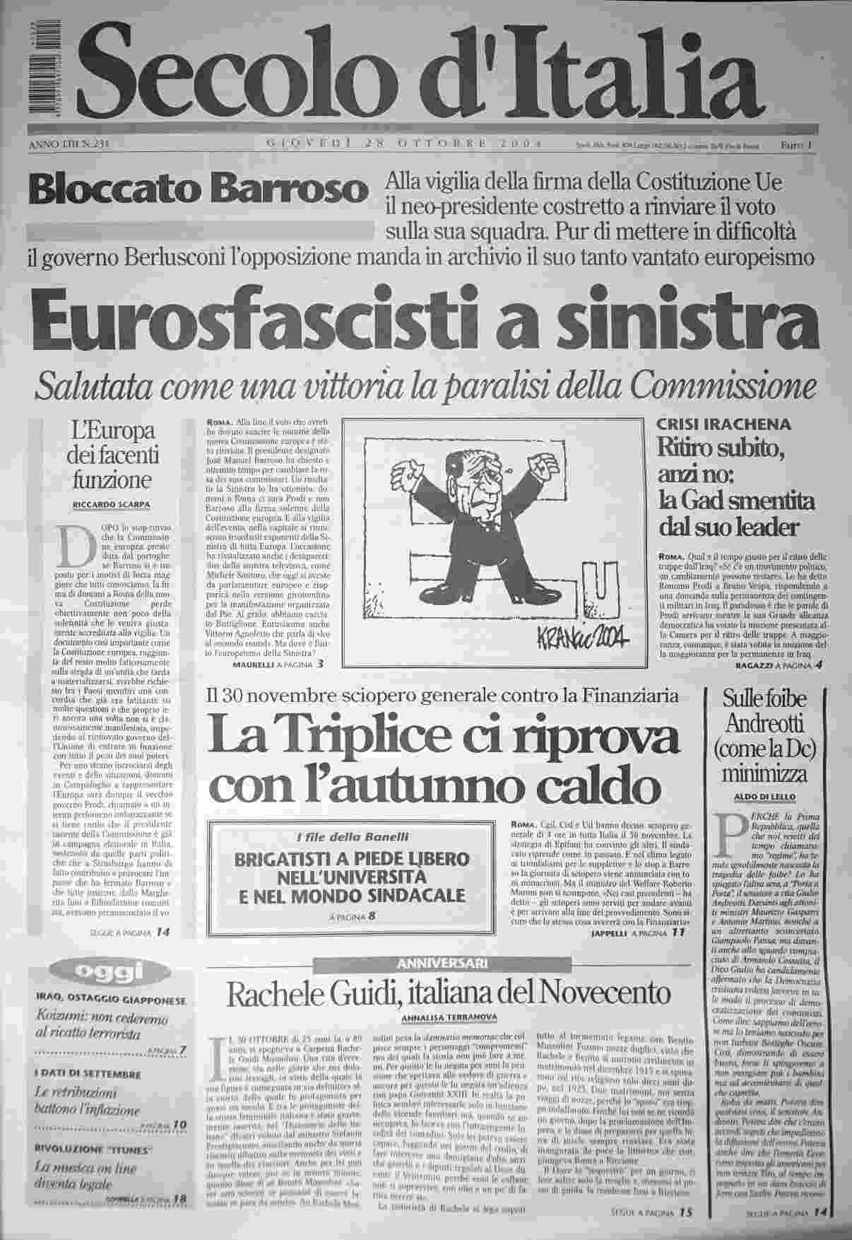 giovedì 28 ottobre 2004