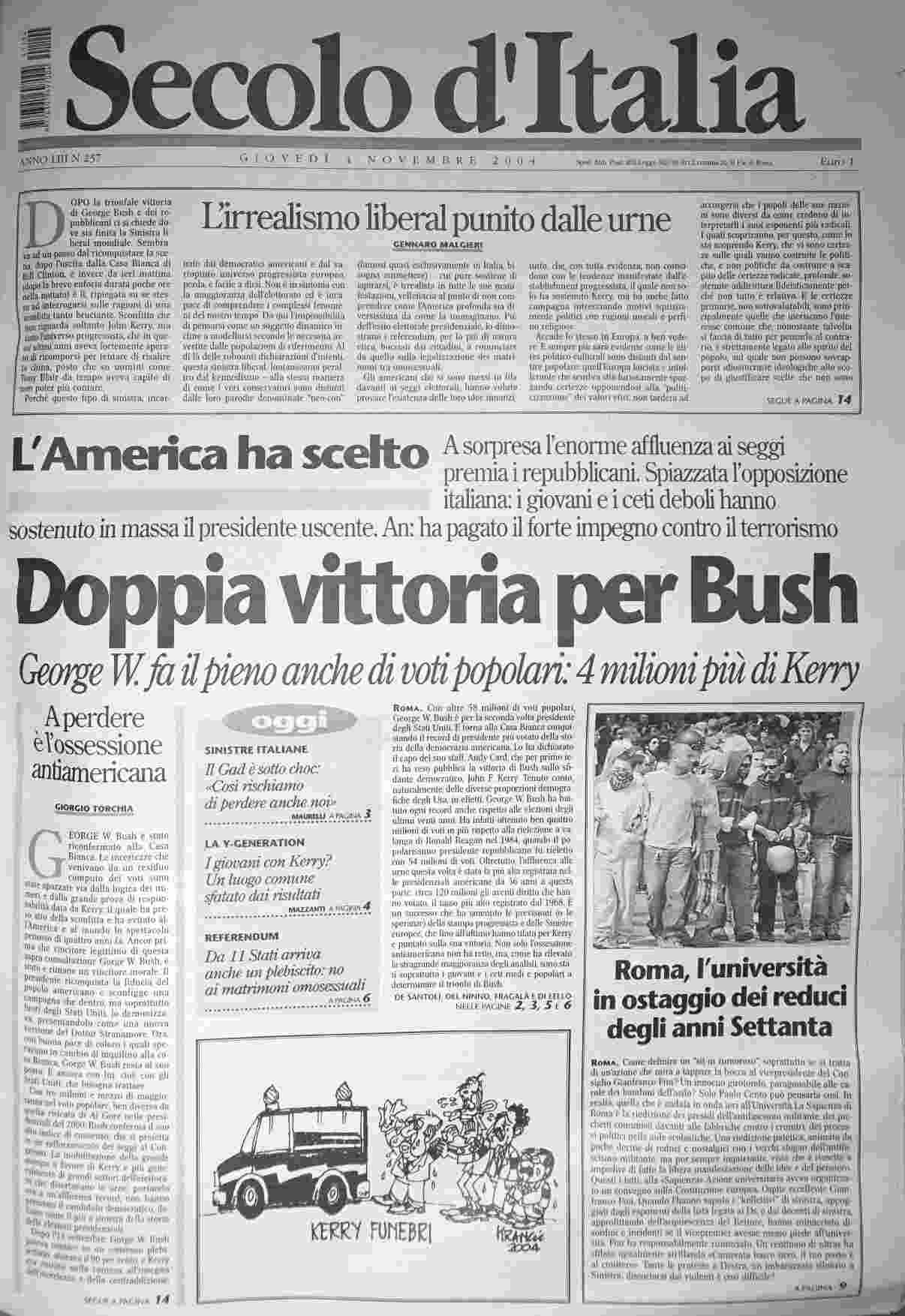 giovedì 4 novembre 2004