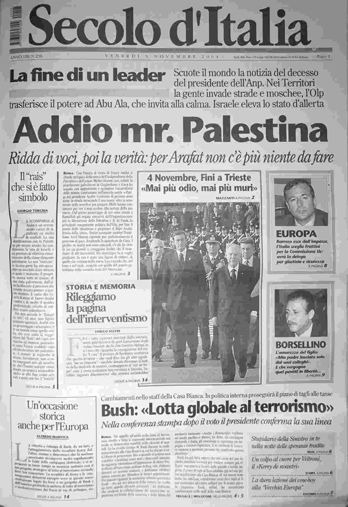 venerdì 5 novembre 2004