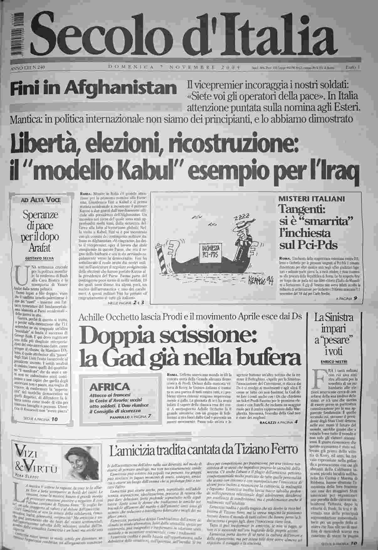 domenica 7 novembre 2004