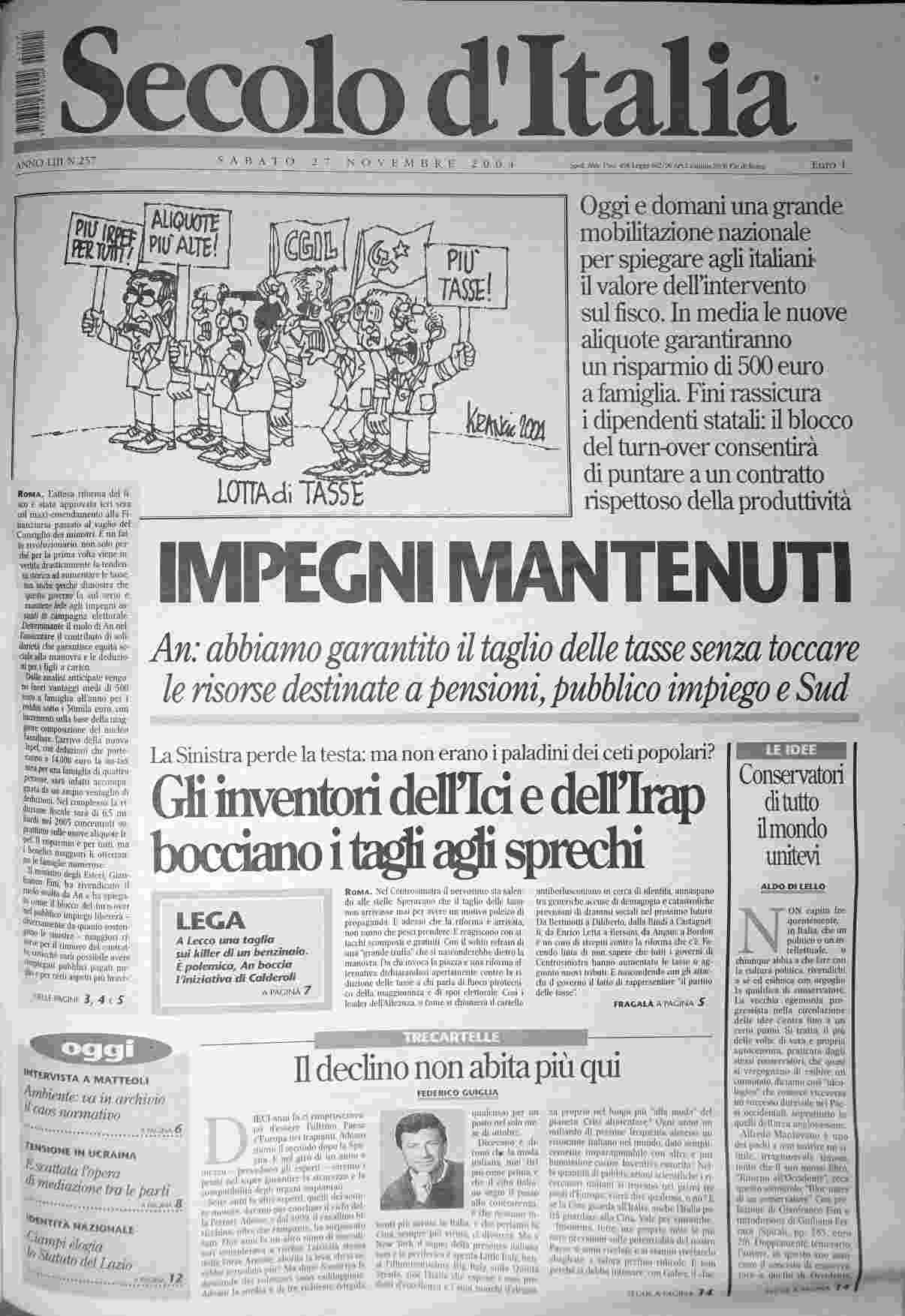 sabato 27 novembre 2004
