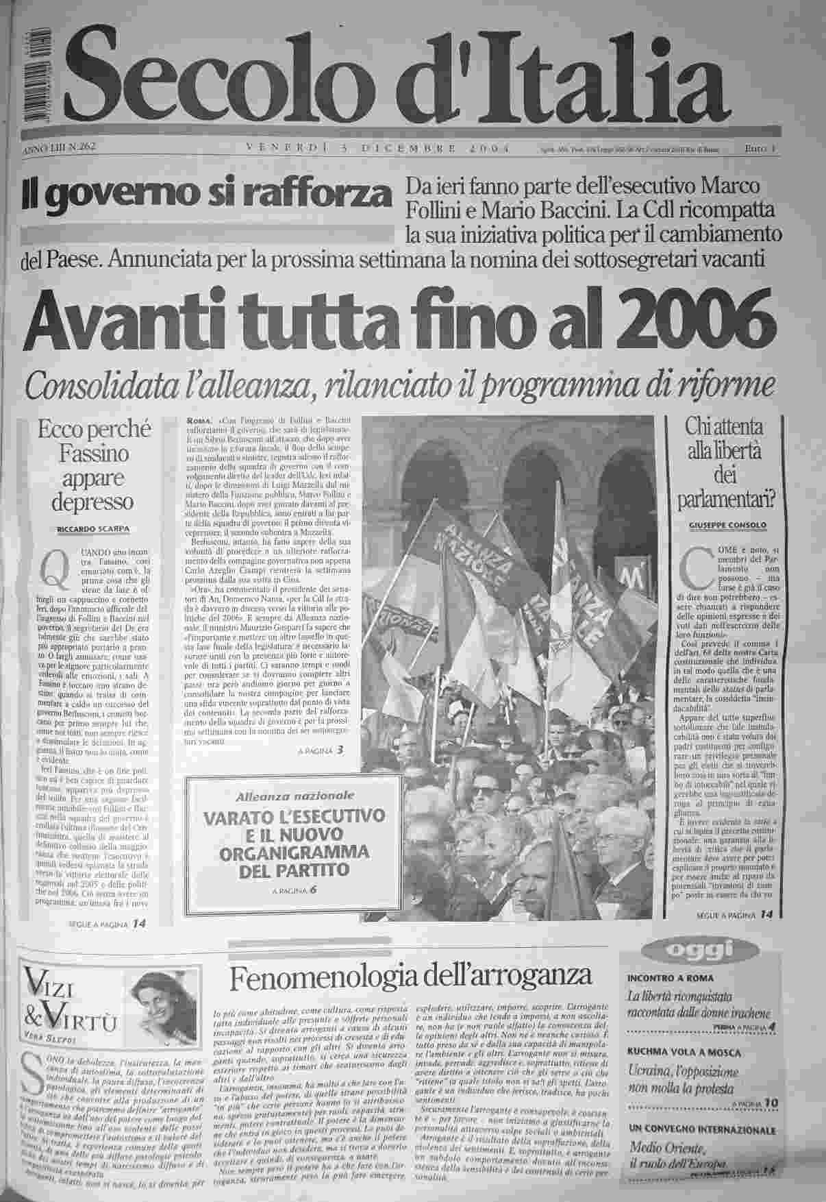 venerdì 3 dicembre 2004