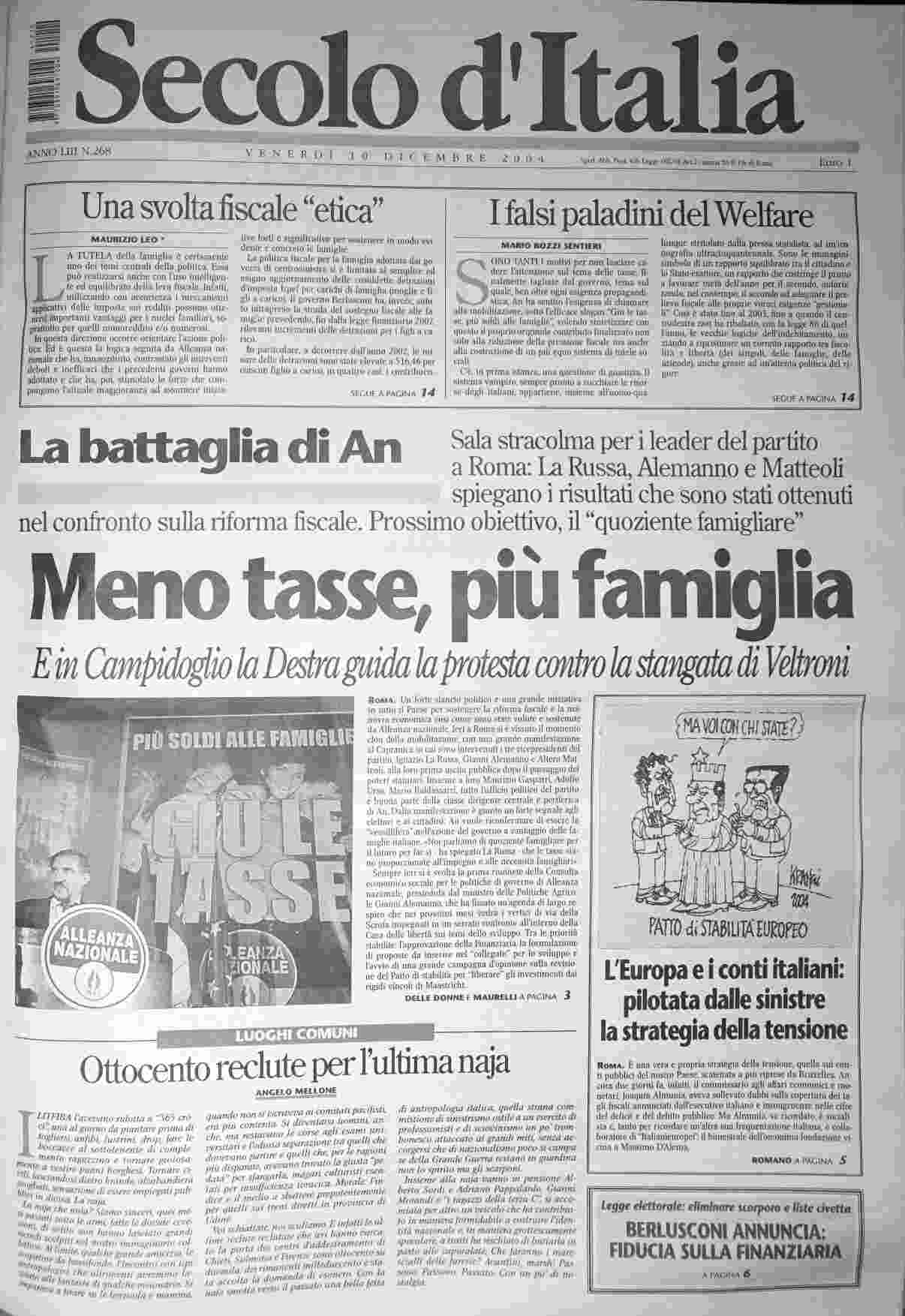 venerdì 10 dicembre 2004
