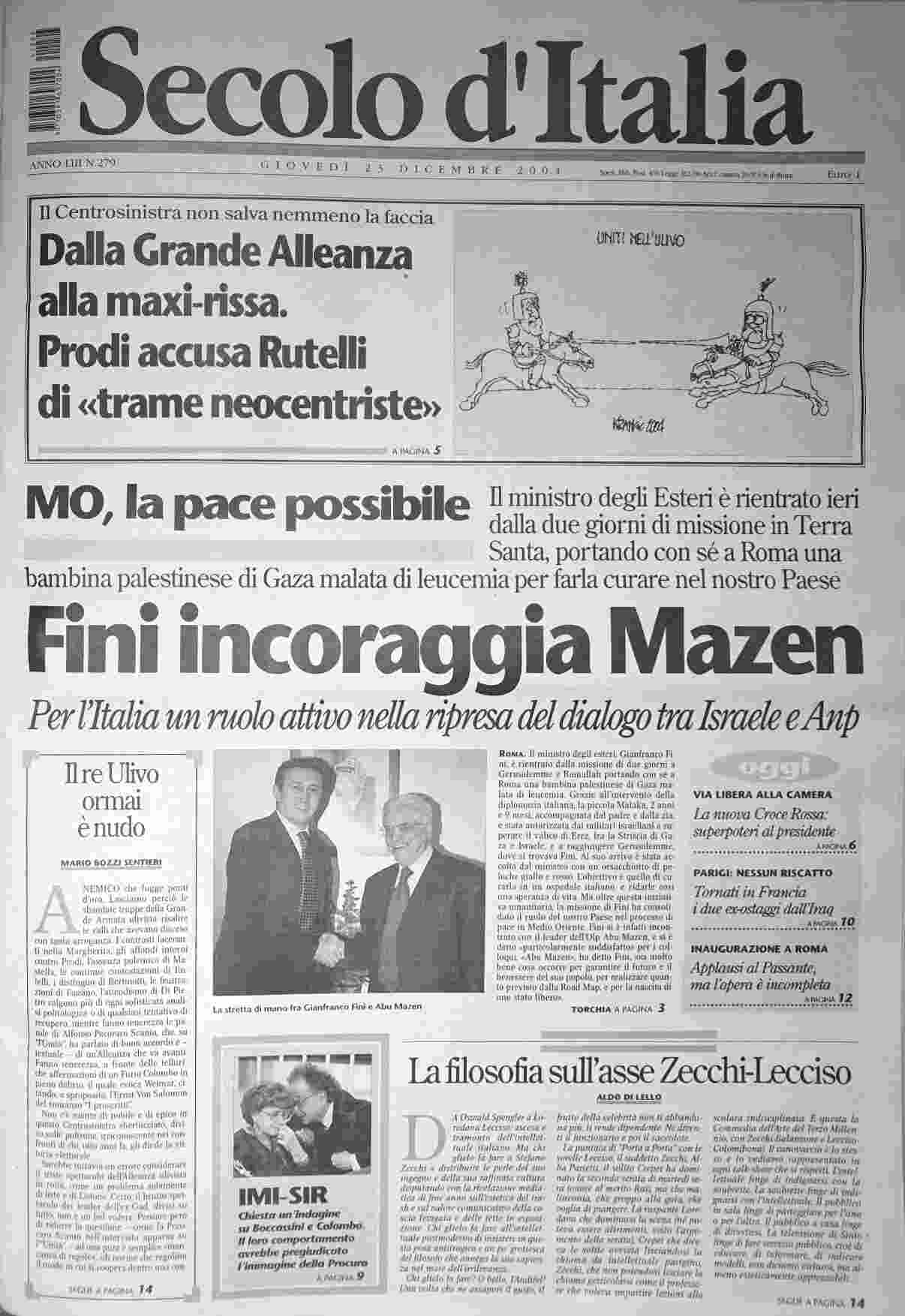 giovedì 23 dicembre 2004