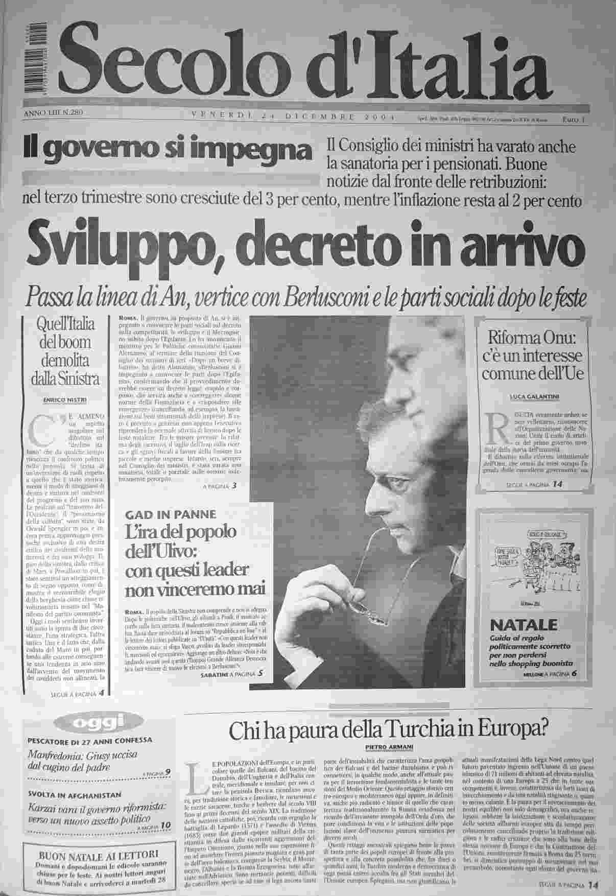 venerdì 24 dicembre 2004