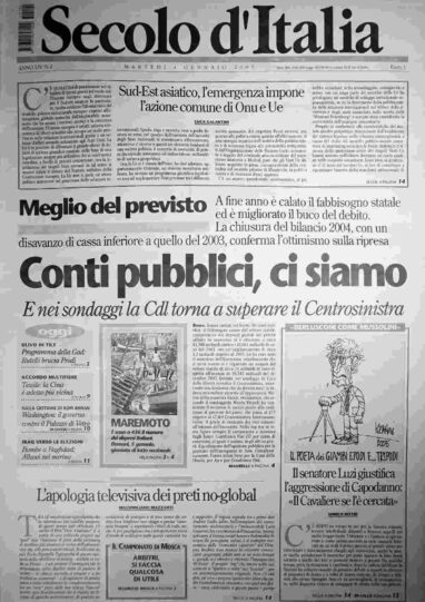 martedì 4 gennaio 2005