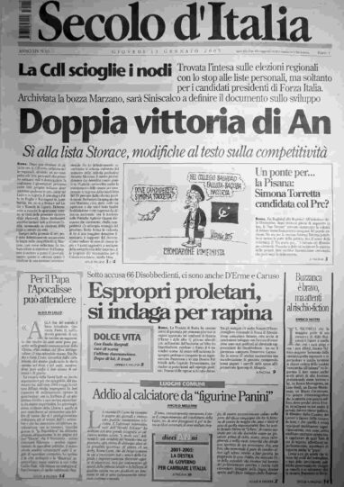 giovedì 13 gennaio 2005