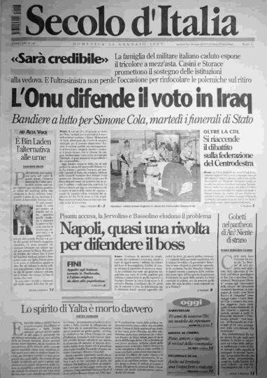domenica 23 gennaio 2005