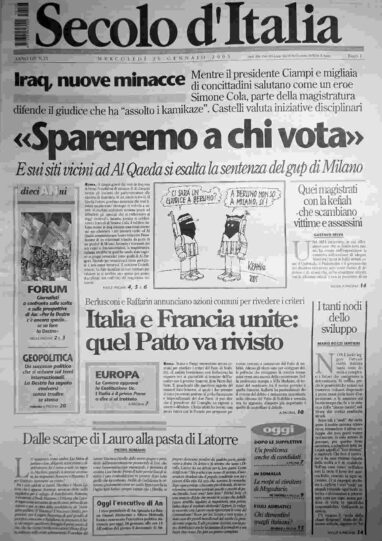 mercoledì 26 gennaio 2005