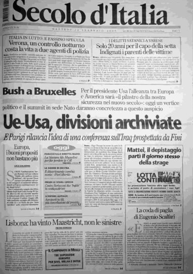 martedì 22 febbraio 2005