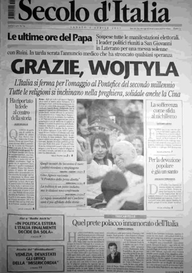 sabato 2 aprile 2005