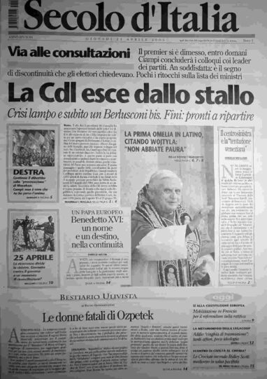 giovedì 21 aprile 2005