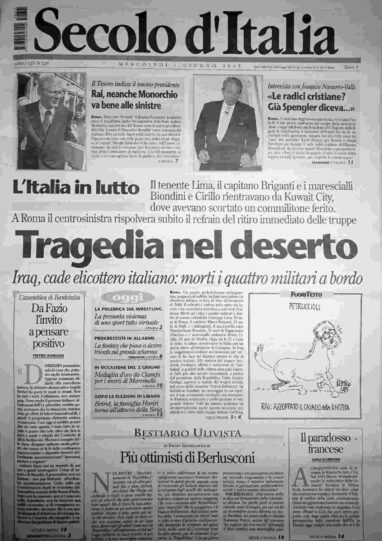 mercoledì 1 giugno 2005