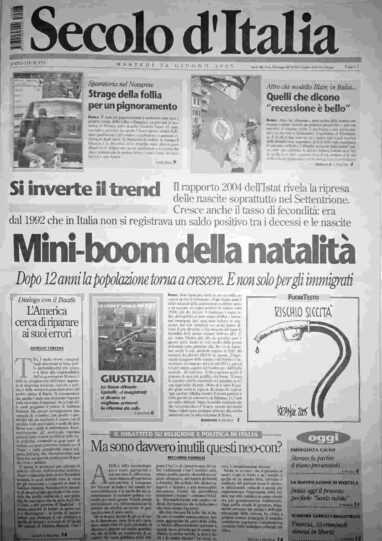 martedì 28 giugno 2005